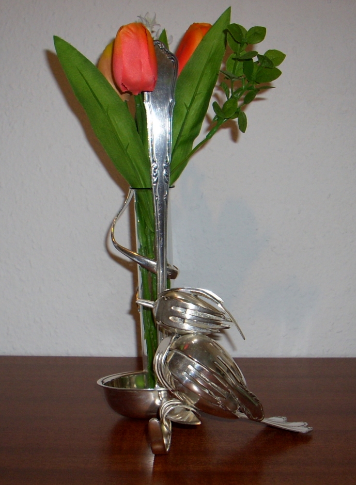 vogel mit vase